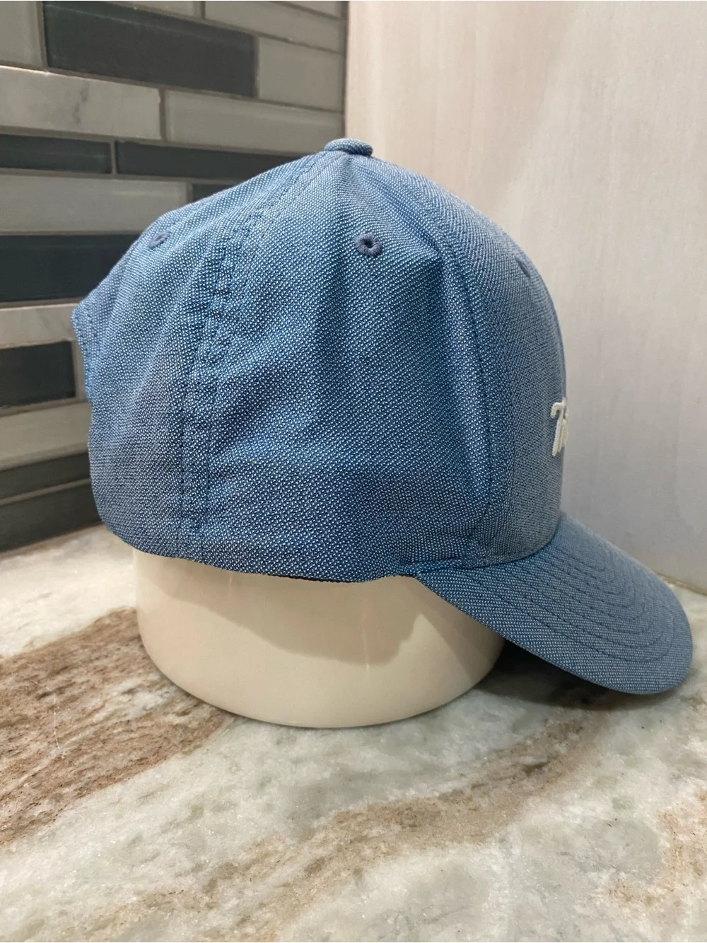 TravisMathew Blue Heather Bay Islands Snapback Hat